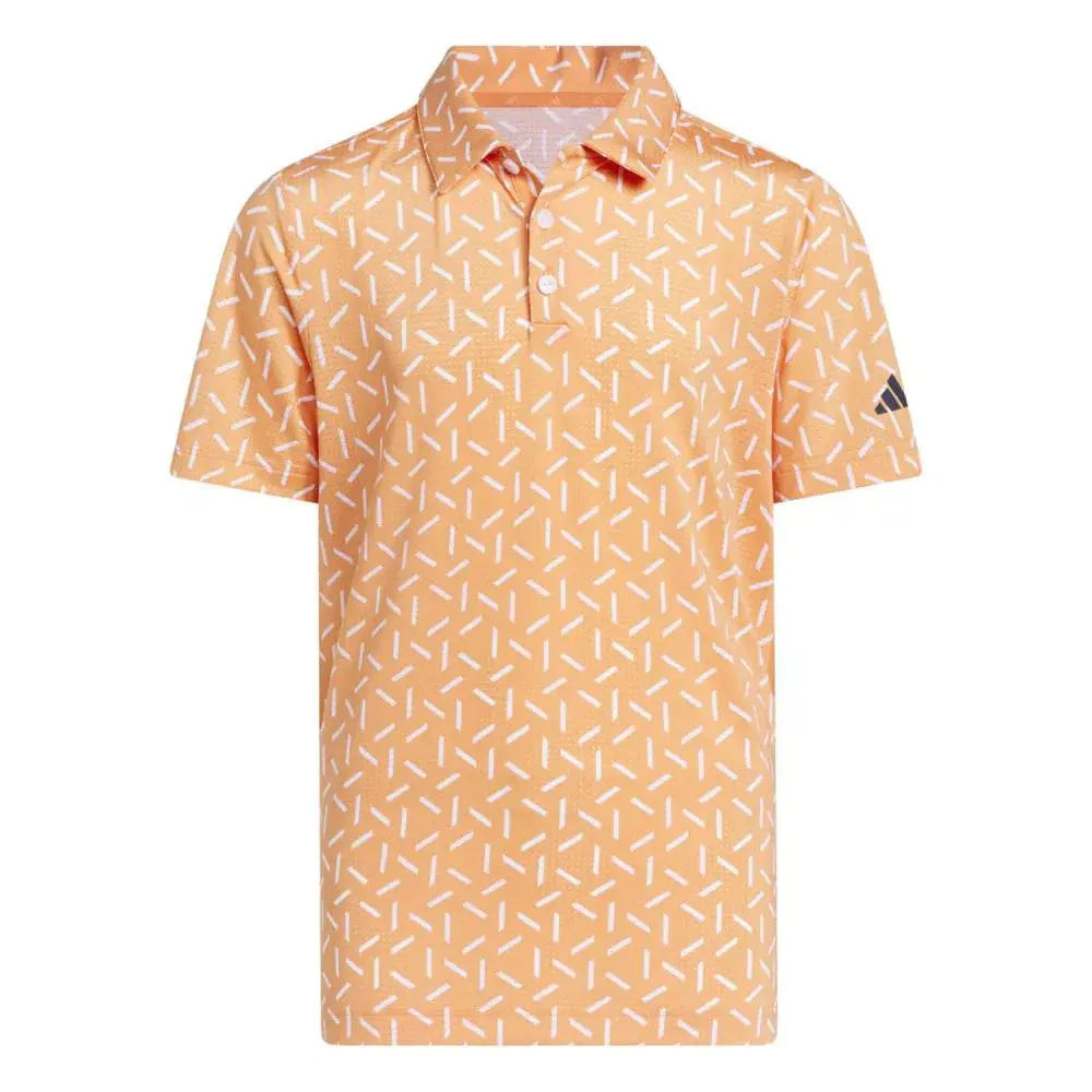 BOYS CLIMACOOL ULTIMATE 365 PRINTED MESH POLO SHIRT