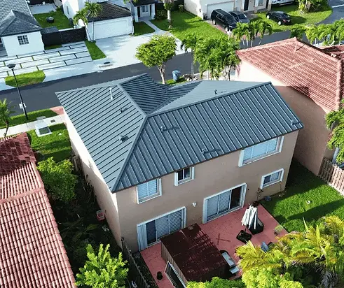 Residential metal roofing in Miami Shores by Zen Metal Roofs