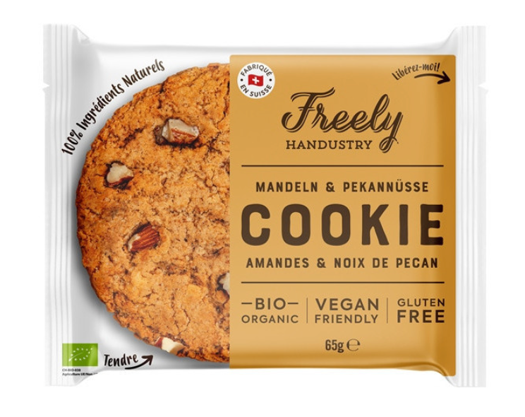 Cookie aux amandes et noix de pécan 65g
