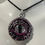 Thumbnail: Purple Dragon Eye Polymer Clay 45cm + 5cm Extension Necklace