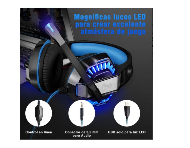 Miniatura: Audifonos Gamer Envel E200