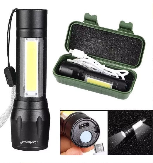 Miniatura: Lampara tactica recargable led 2000