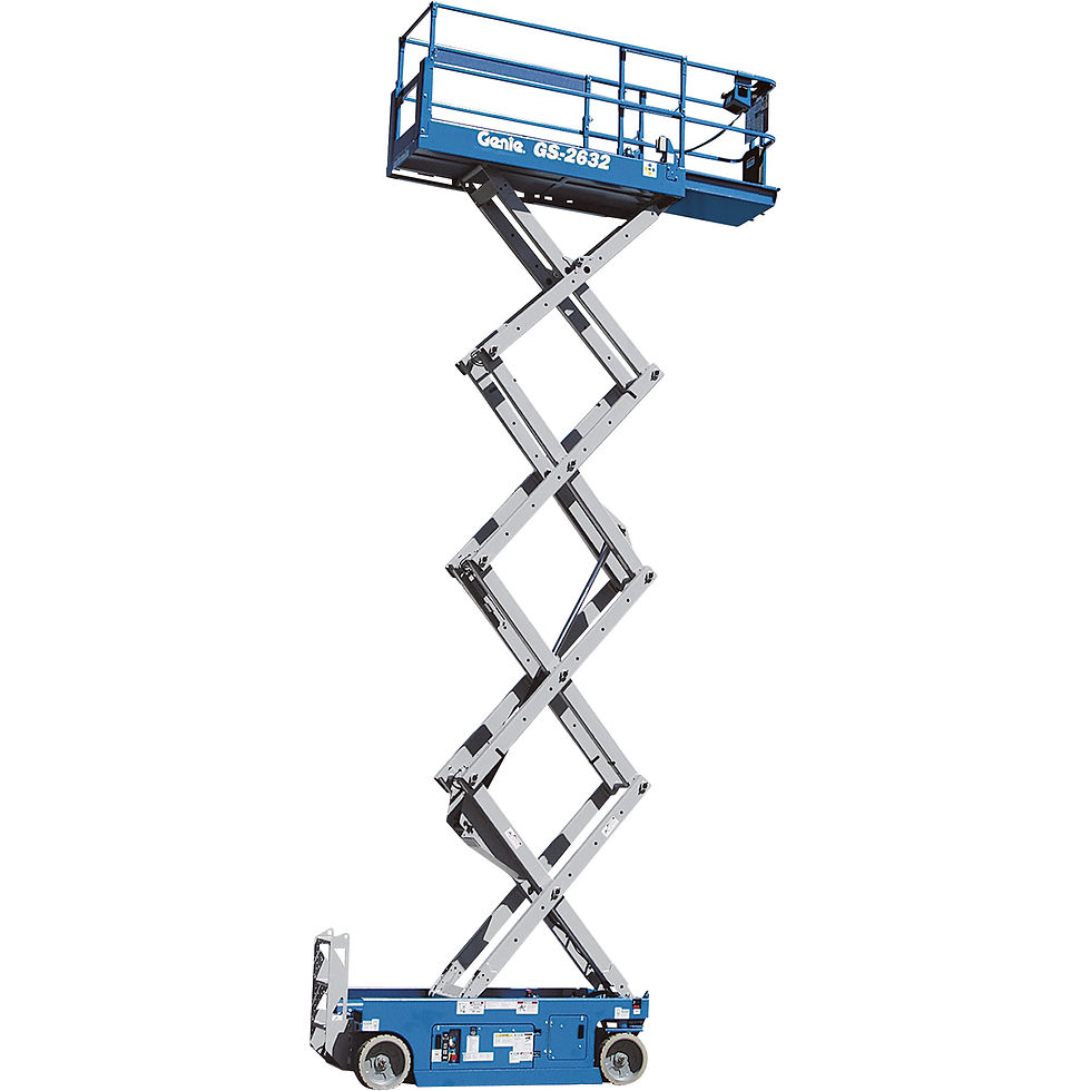 Thumbnail: Genie GS-2632 26' Electric Scissor Lift Narrow (32")