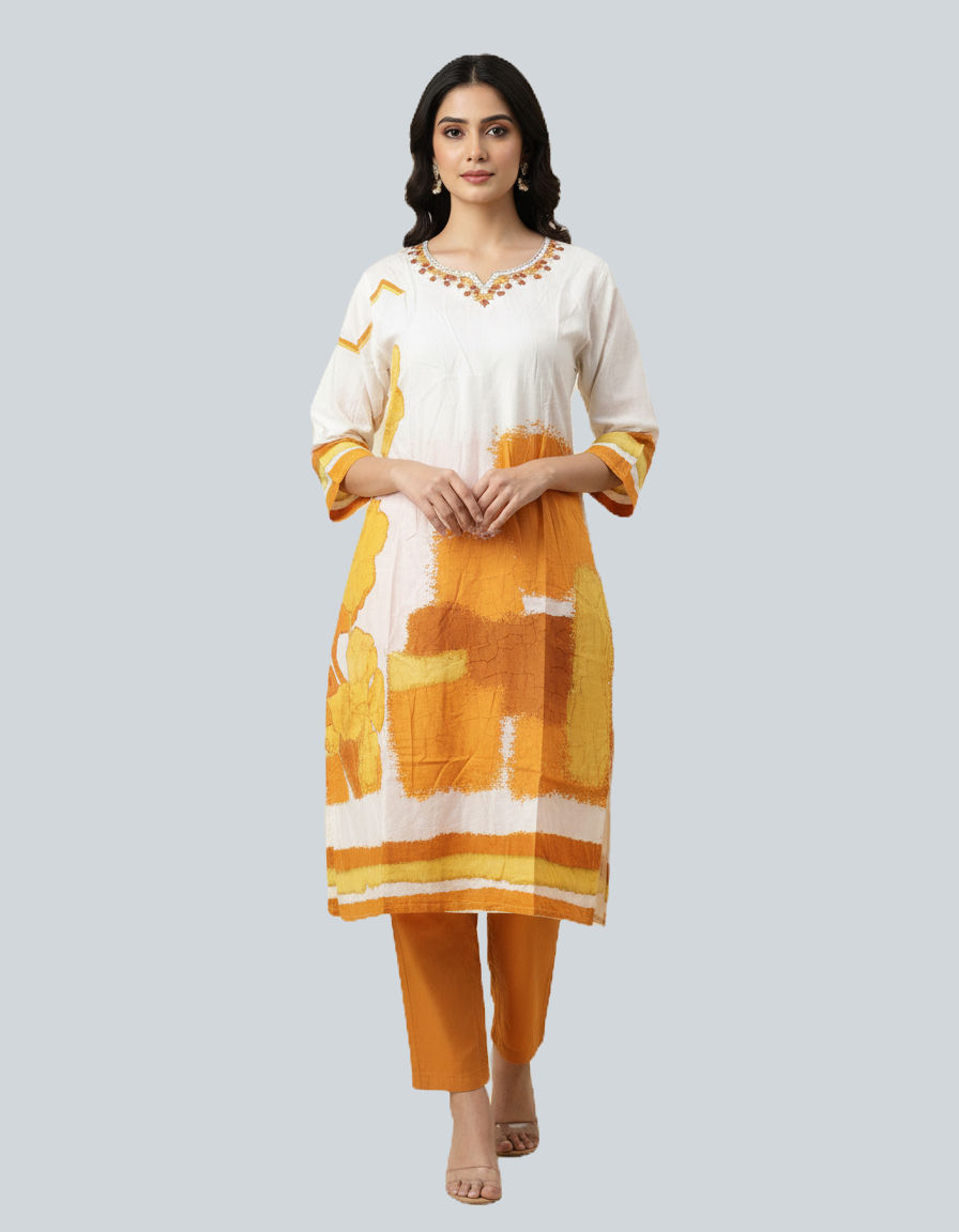 Kurta Pant Set with Dupatta – Elegant Ethnic Wear for Women