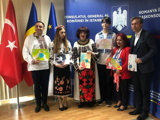 Turkey-Istanbul: Colors for Peace meets with the Romanian Consulate