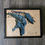 Thumbnail: lake huron 3d wood map in black frame
