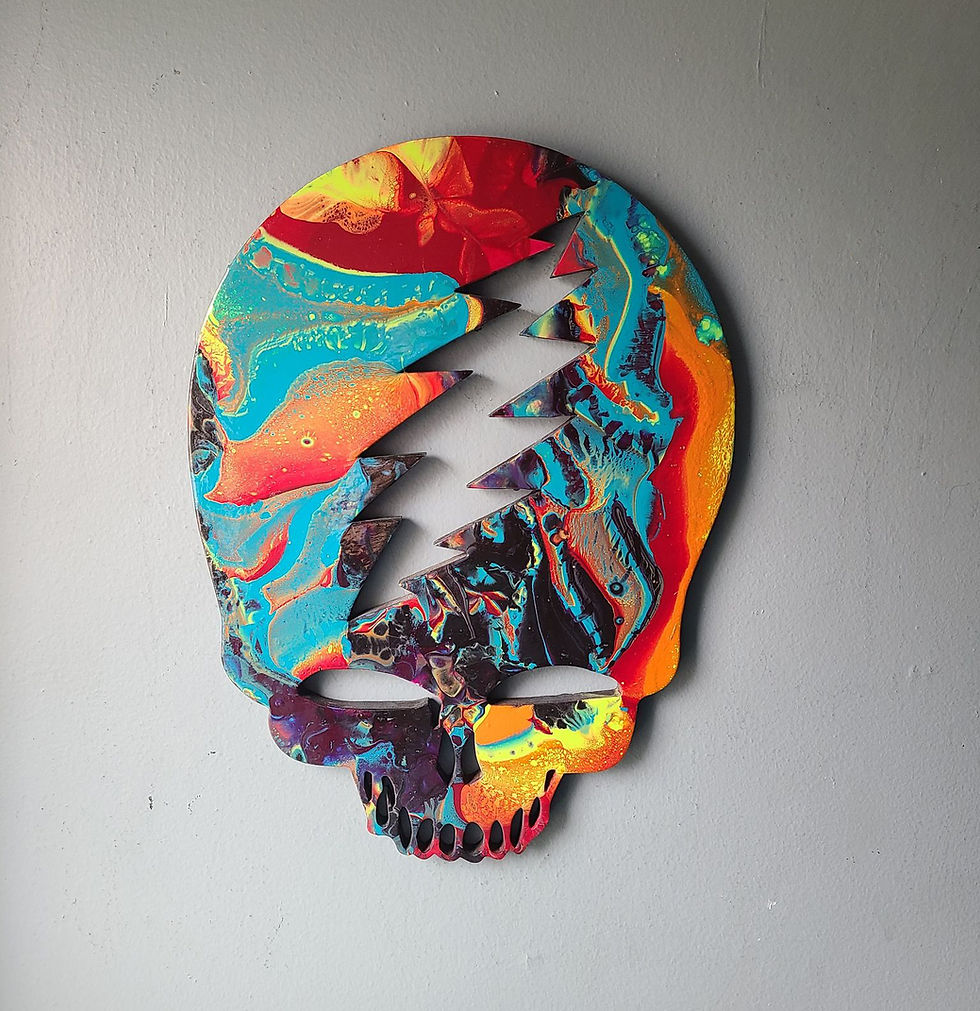 Thumbnail: Rainbow Stealie Wall Art