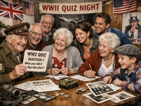 Free Quiz Download Activity Pack for VE Day and D-Day - World War 2