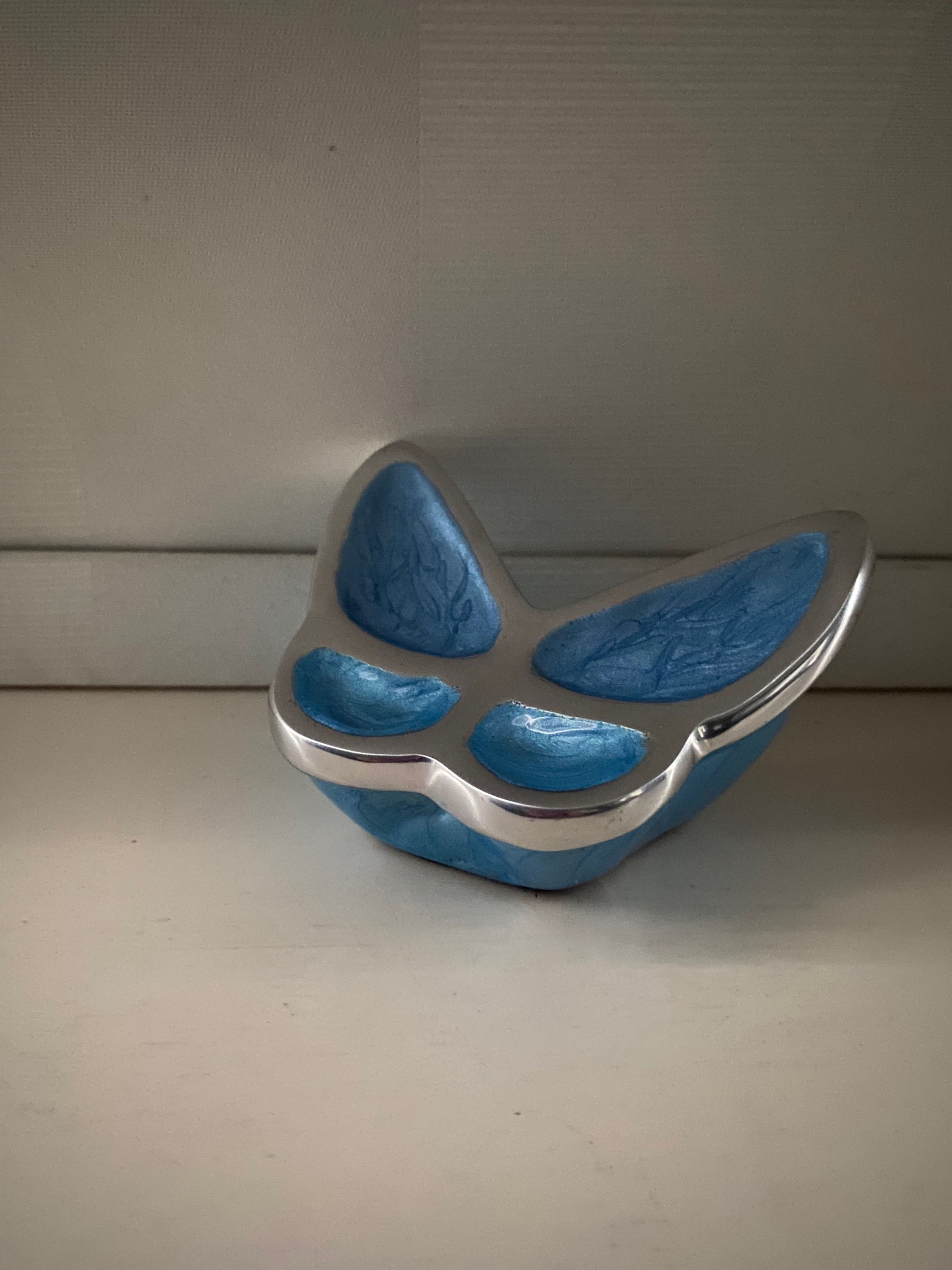 The 4 inch blue butterfly