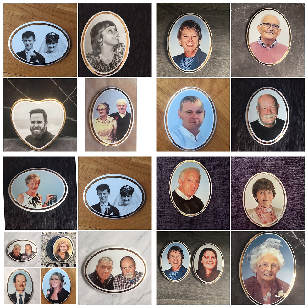 Thumbnail: examples of headstone images
