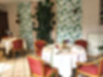 salle côté jardin, restaurant le PiQuenchagne à Saint-Yorre