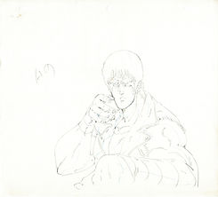 2296-3.Hokuto no Ken, Kenshiro (A1, A1 correction sheet) (1984-1987) (1).jpg