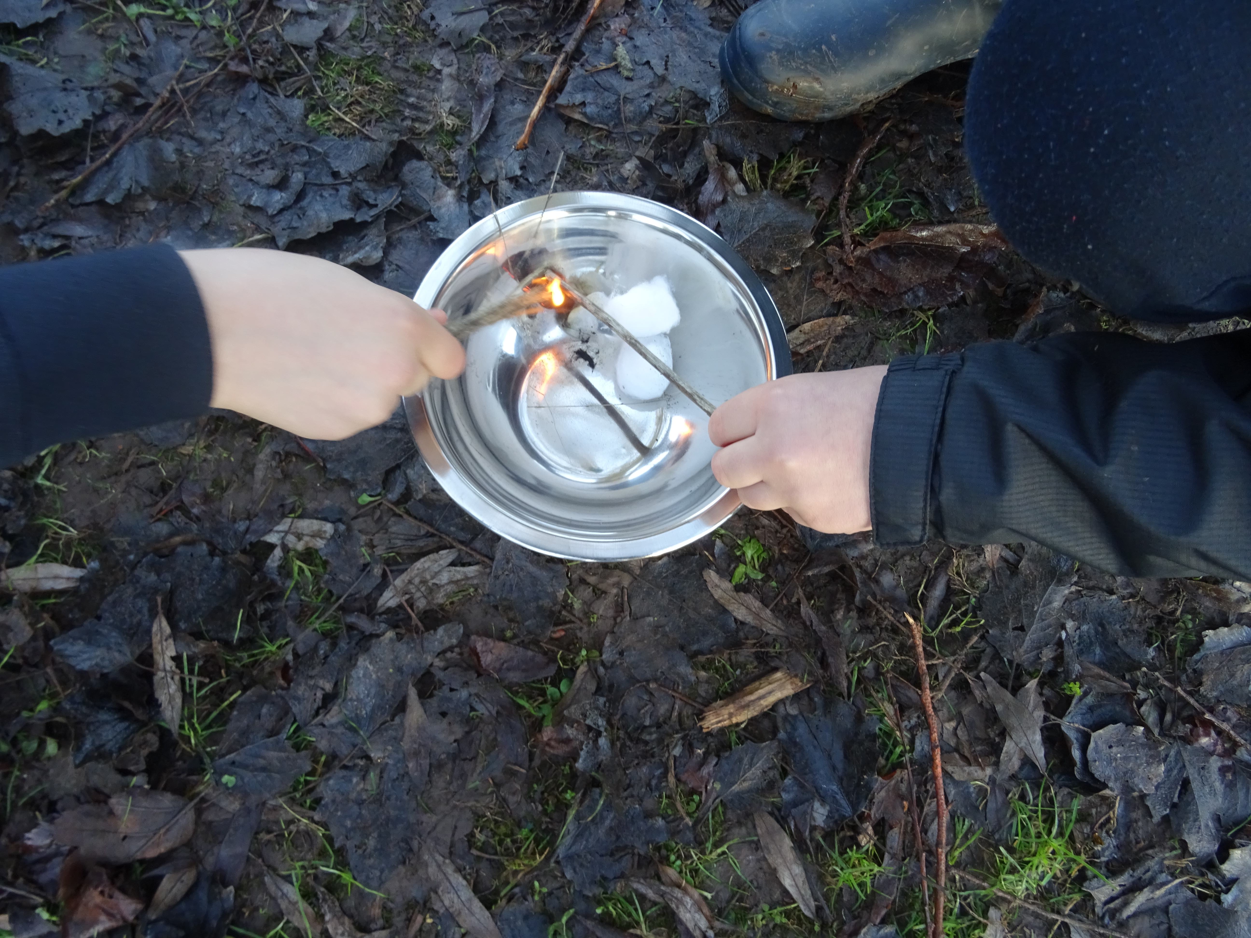 Fire building and team work