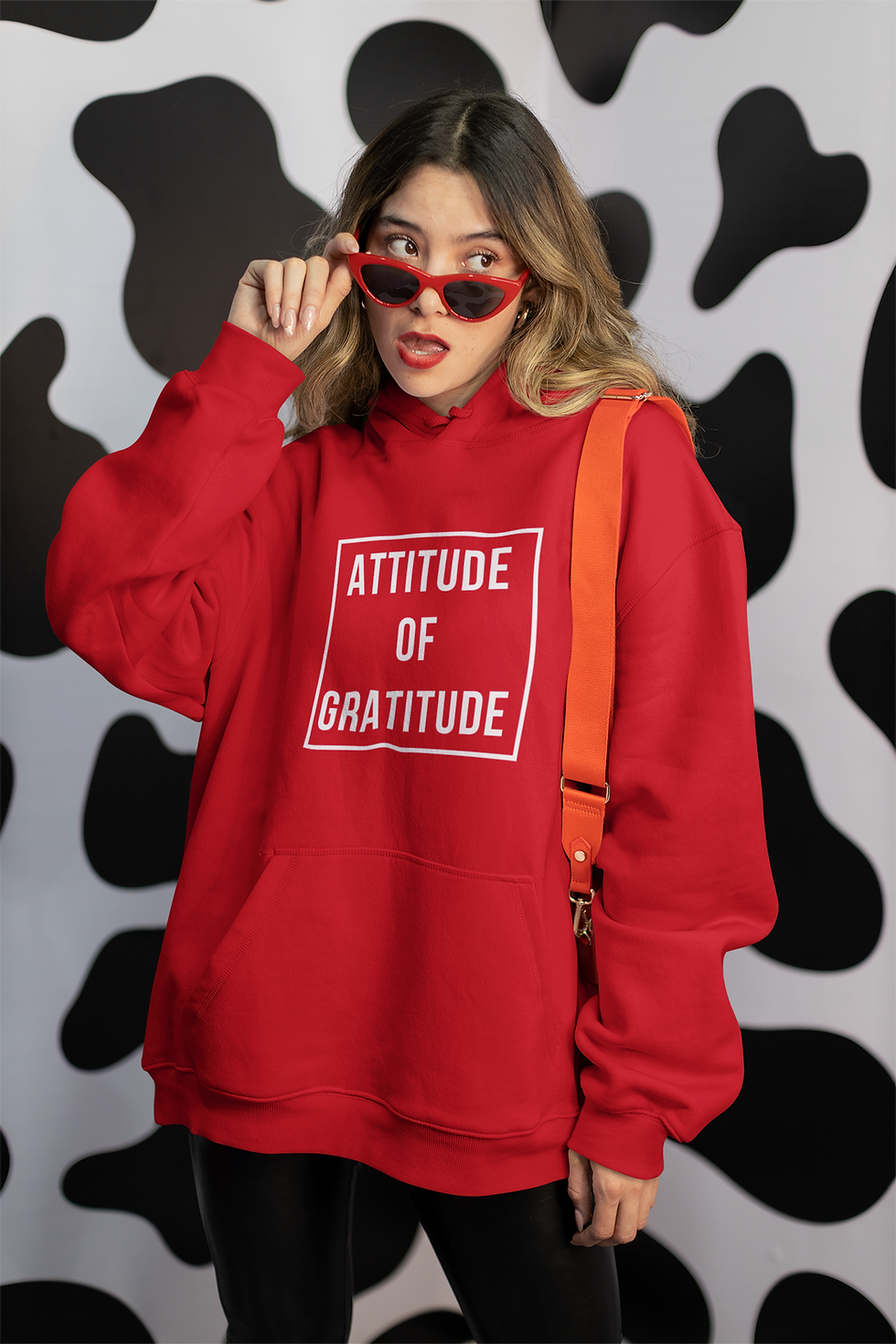 Thumbnail: Attitude Of Gratitude Unisex Premium Hoodie