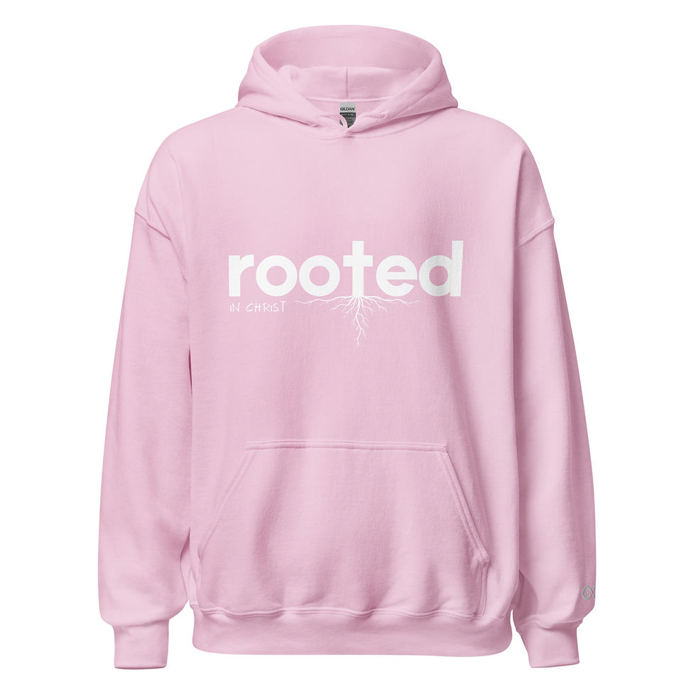 Thumbnail: Rooted in Christ Hoodie – Christian Faith Apparel, Inspirational Unisex Pullover