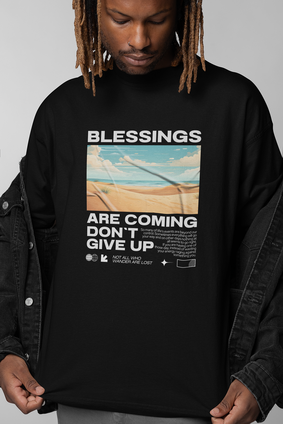 Thumbnail: Blessings Are Coming Unisex Classic Tee