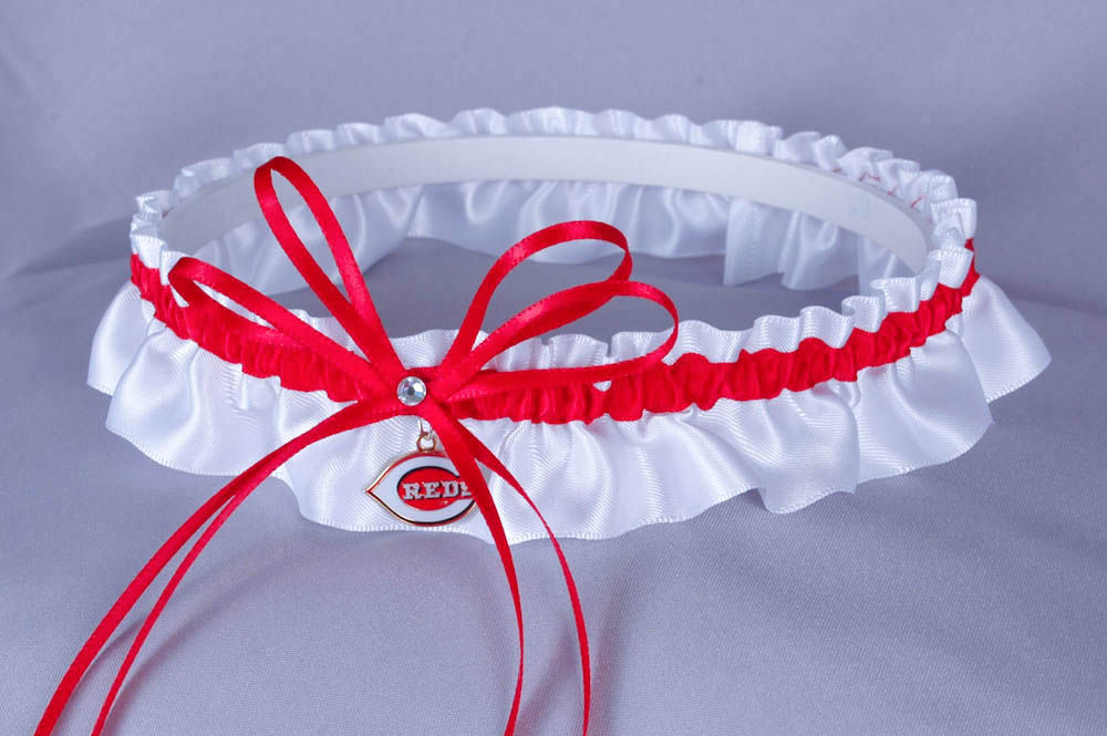 Cincinnati Reds Wedding Garter