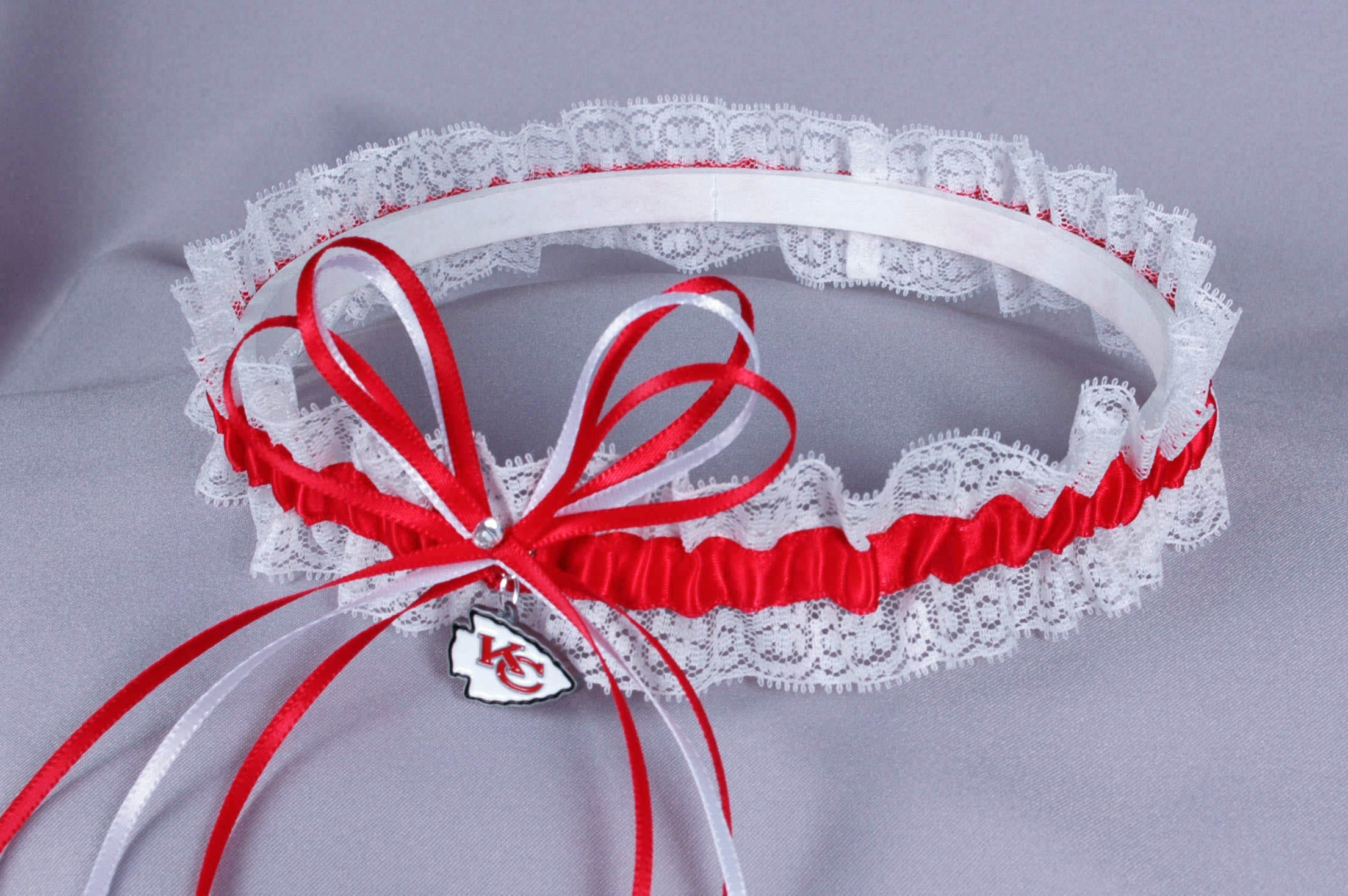 Kansas City Chiefs Lace Wedding Garter