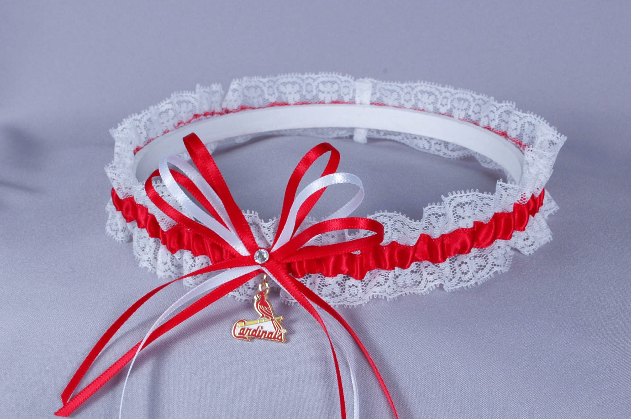 Saint Louis Cardinals Lace Wedding Garter