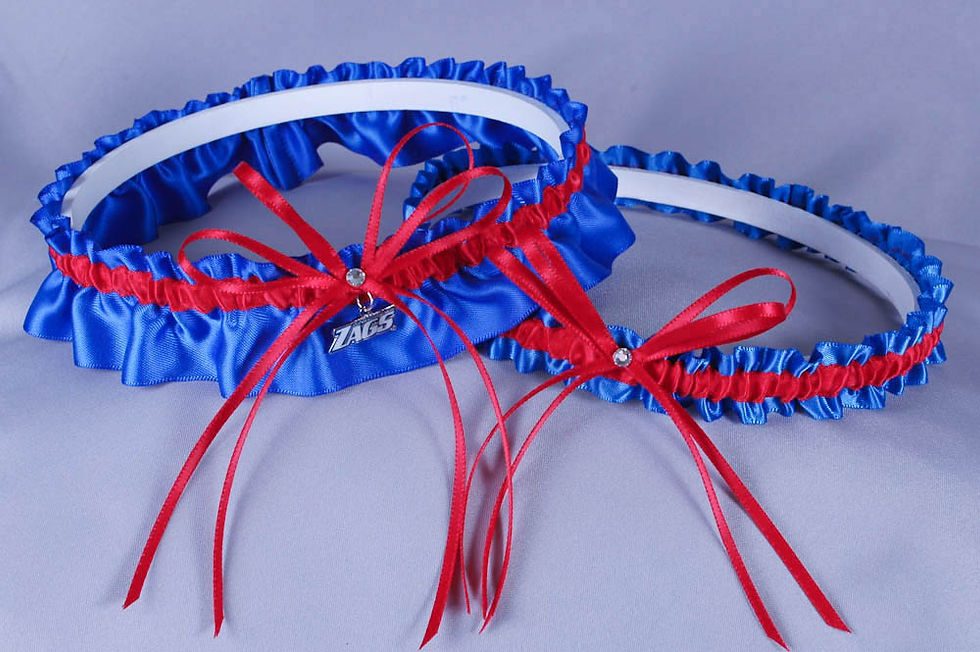Gonzaga University Bulldogs Wedding Garter Set