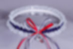 Thumbnail: New England Patriots Lace Wedding Garter