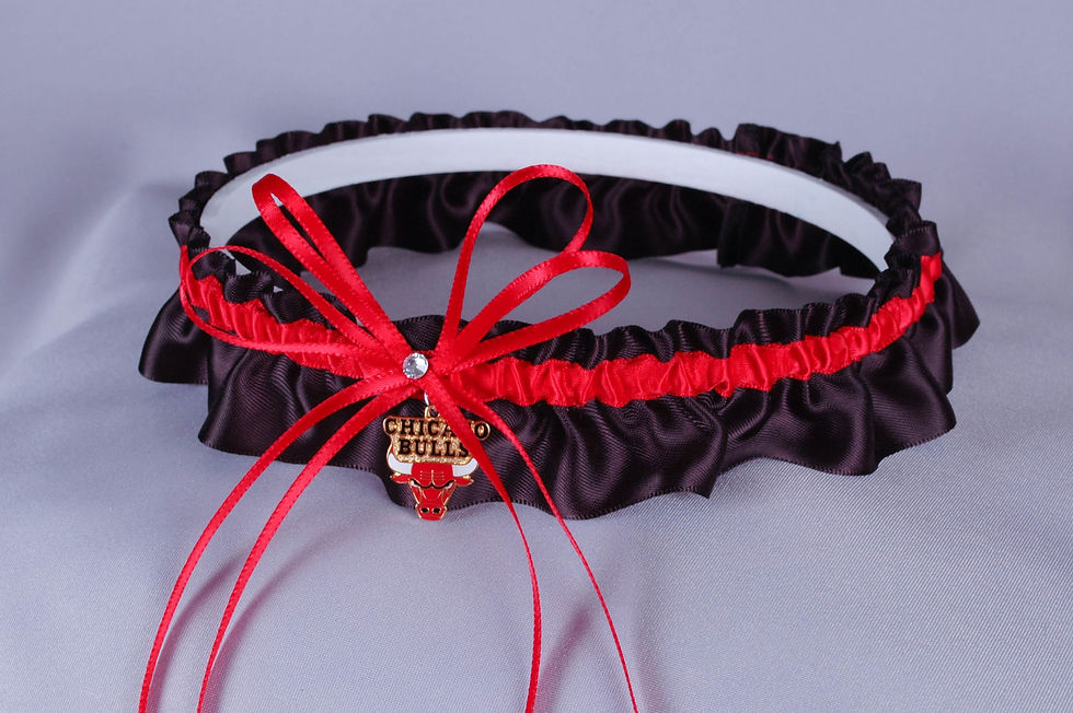 Chicago Bulls Wedding Garter