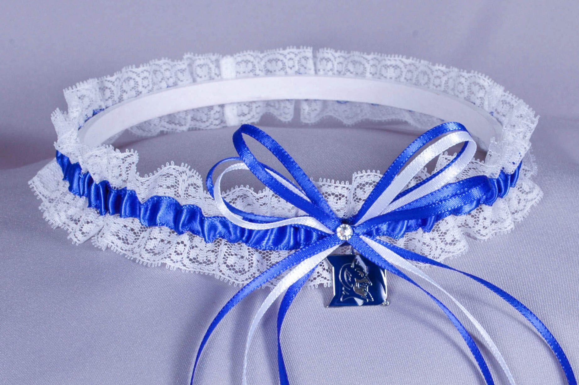 Duke University Blue Devils Lace Wedding Garter