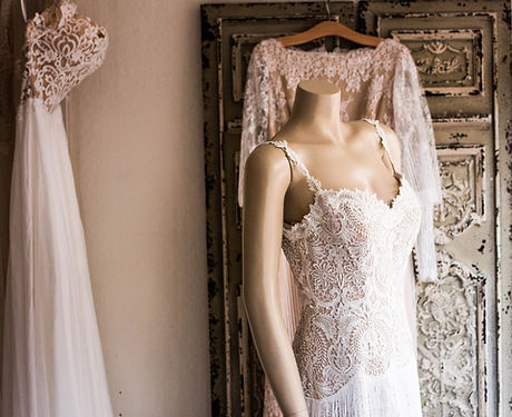 Wedding Dress on Headless Mannequin