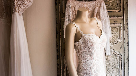 Wedding Dress on Headless Mannequin