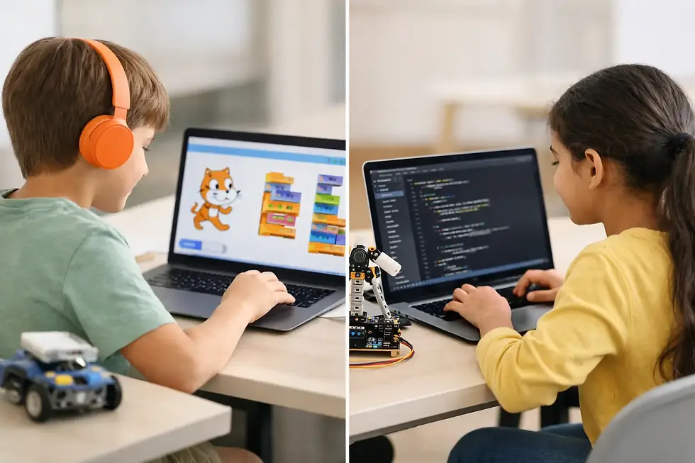 Scratch Classes vs Python Classes for Kids