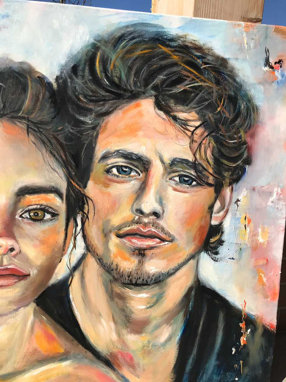 Miniaturbild: Betty & Bryce, 80x95cm