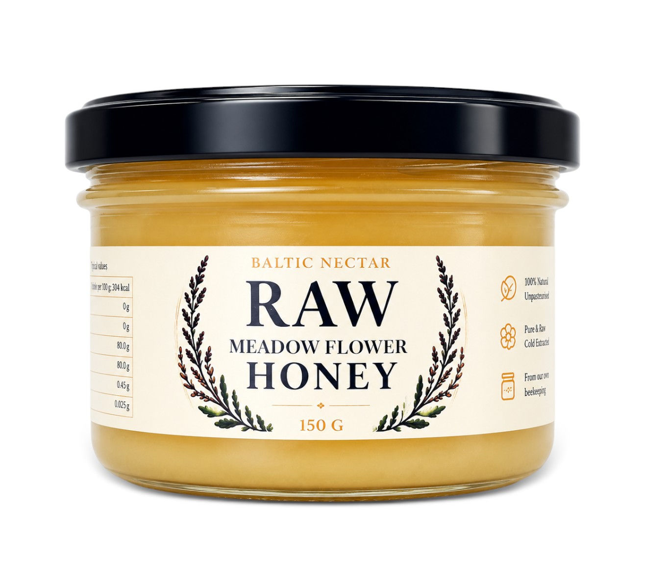 Raw Meadow Flower Honey 150 g