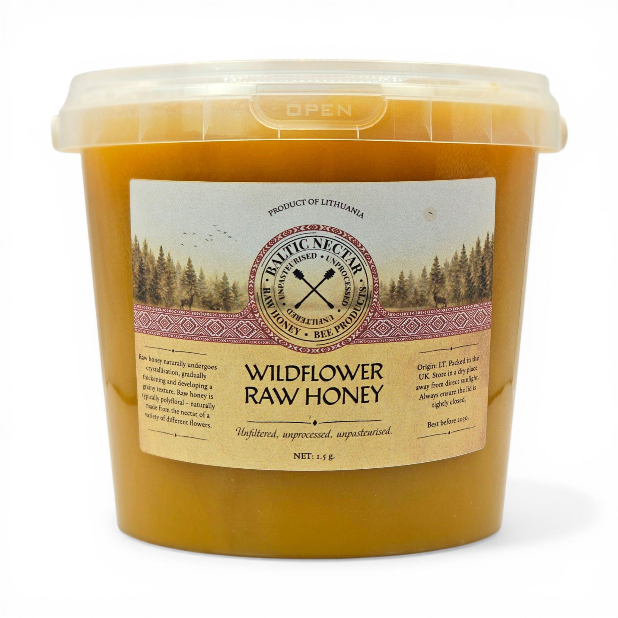Raw Wildflower Honey 1.5kg