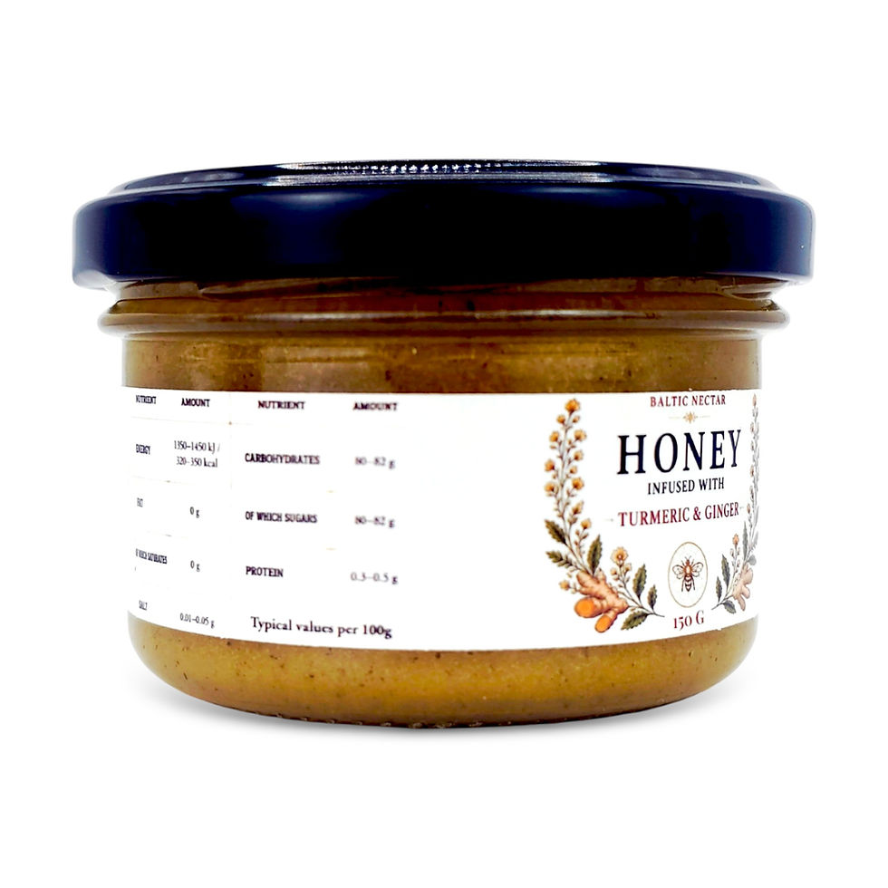 Thumbnail: Honey Infused with Turmeric and Ginger 150 g - Artisan Crafted