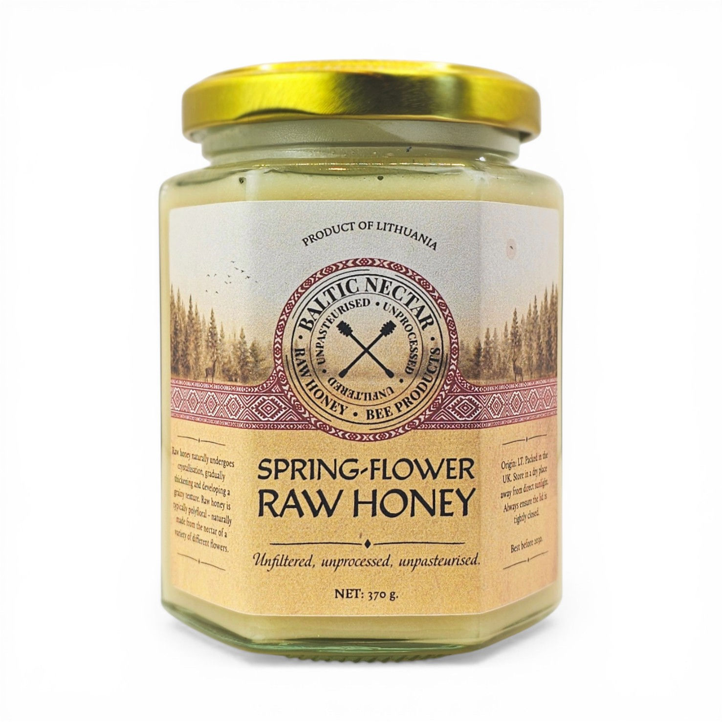 Raw Spring Flower Honey 370g