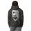 Thumbnail: Bowling Ball & Pins Hoodie with American Flag Background
