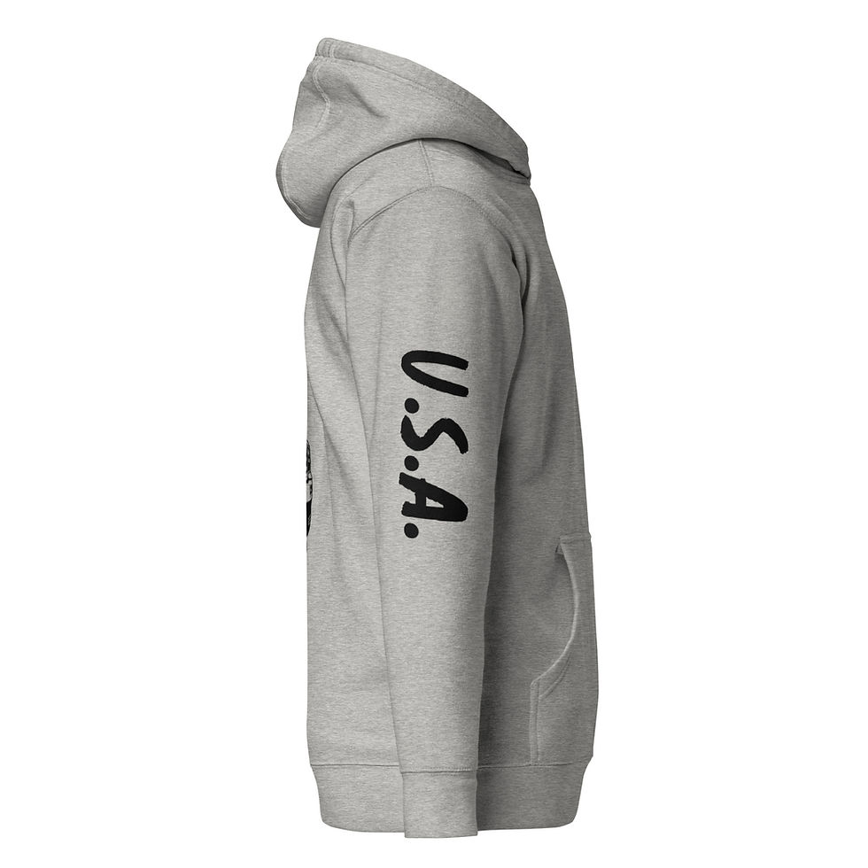 Thumbnail: Truck Hoodie with American Flag Background