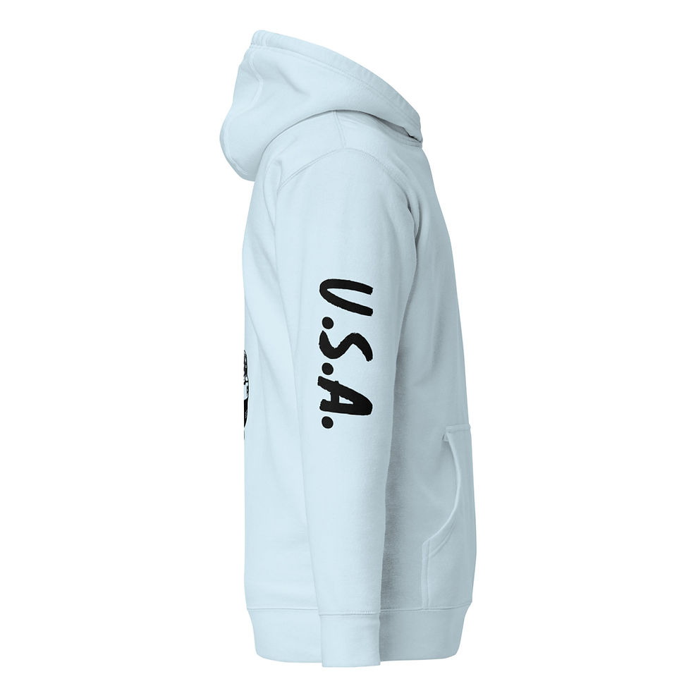 Thumbnail: Truck Hoodie with American Flag Background