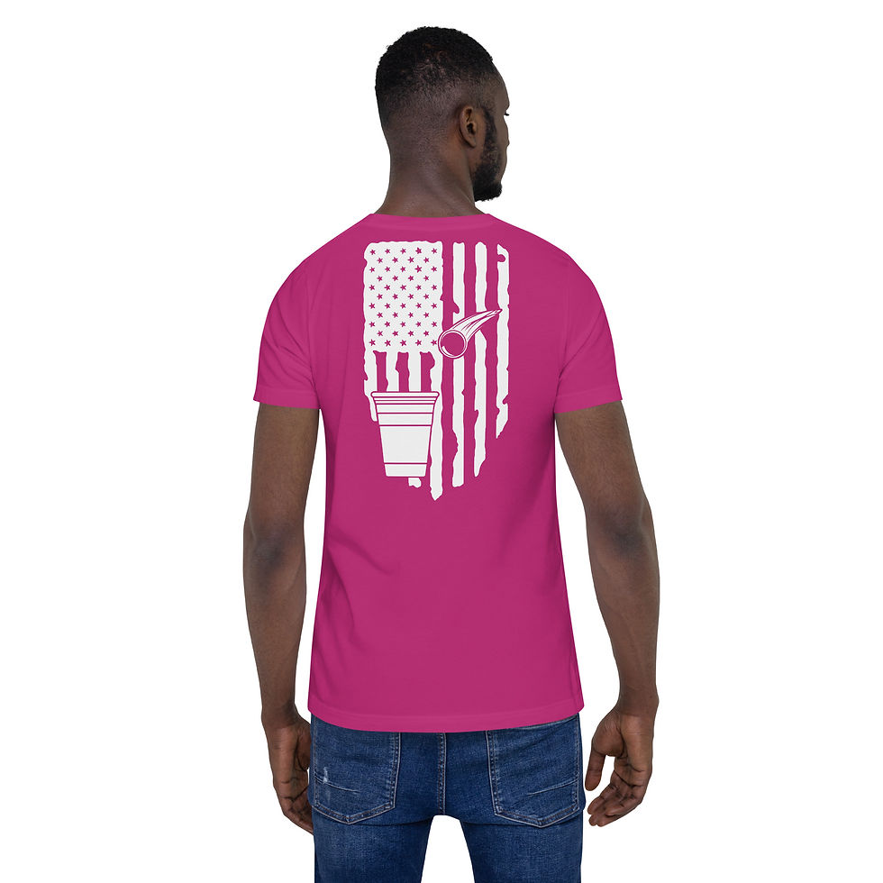 Thumbnail: T-Shirt with Beer Pong & American Flag