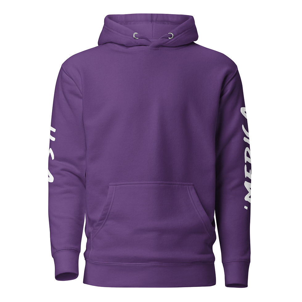 Thumbnail: AR-15s Crossing Hoodie with American Flag
