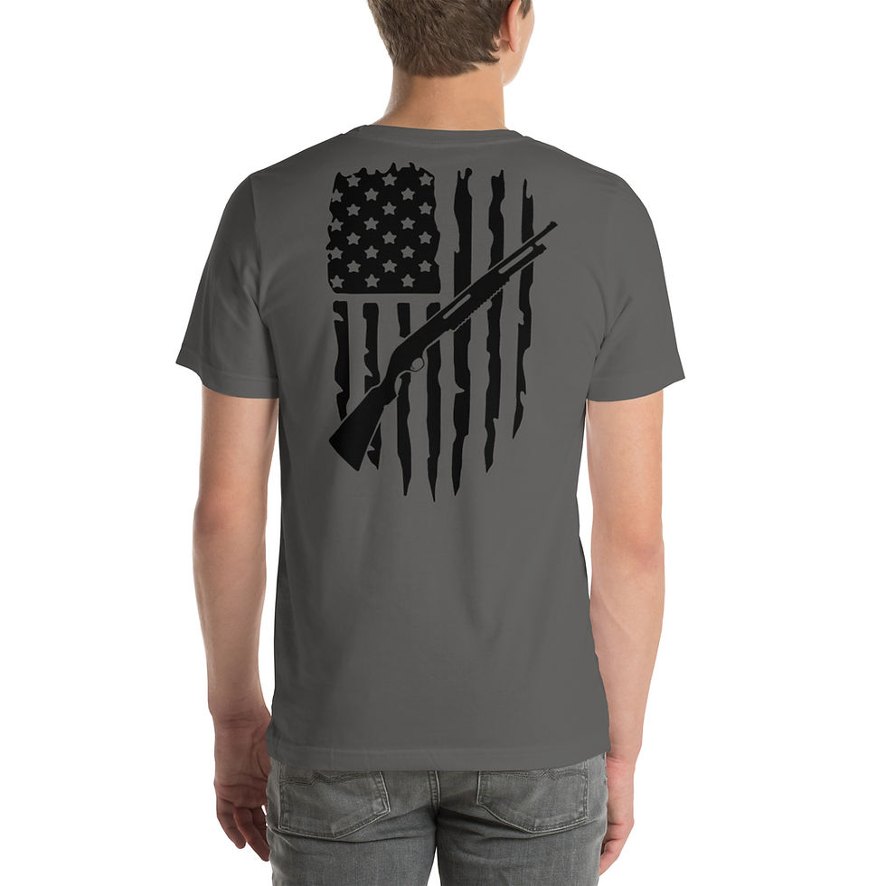 Thumbnail: T-Shirt with Shotgun & American Flag