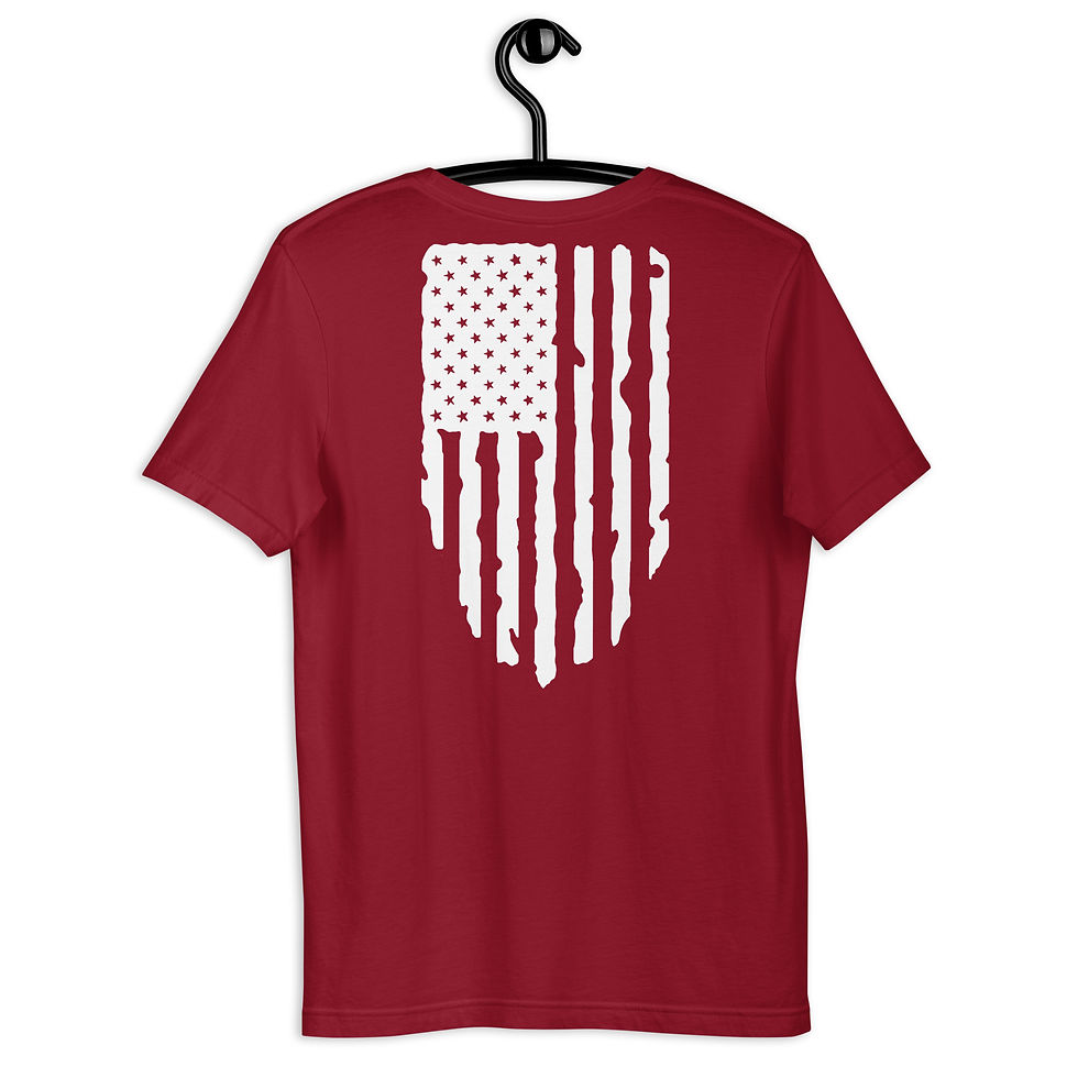 Thumbnail: T-Shirt with Distressed American Flag