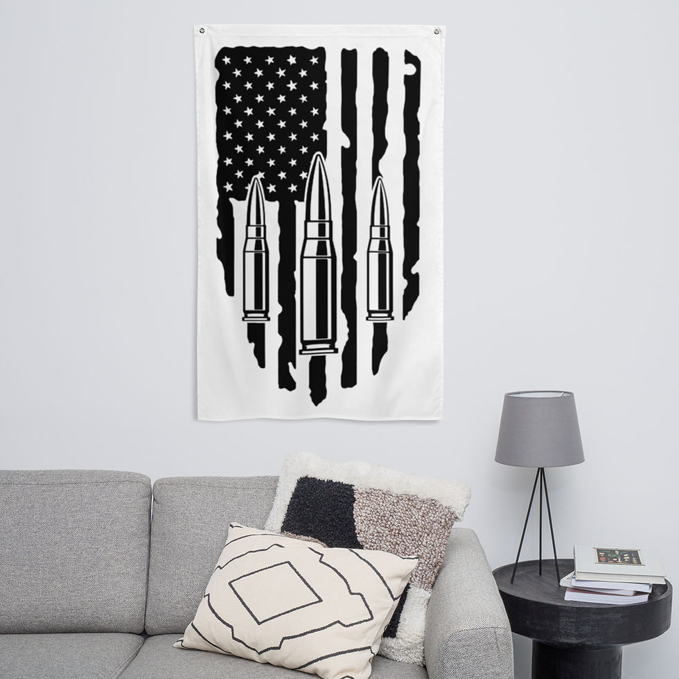 Thumbnail: Ammo/Bullets with Distressed American Flag