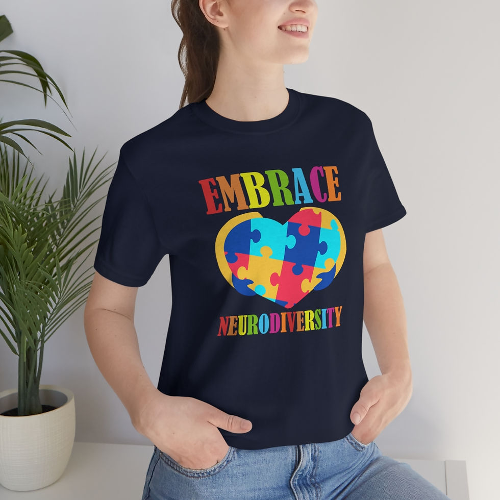 Thumbnail: Embrace Neurodiversity Unisex Jersey Short Sleeve Tee #3003