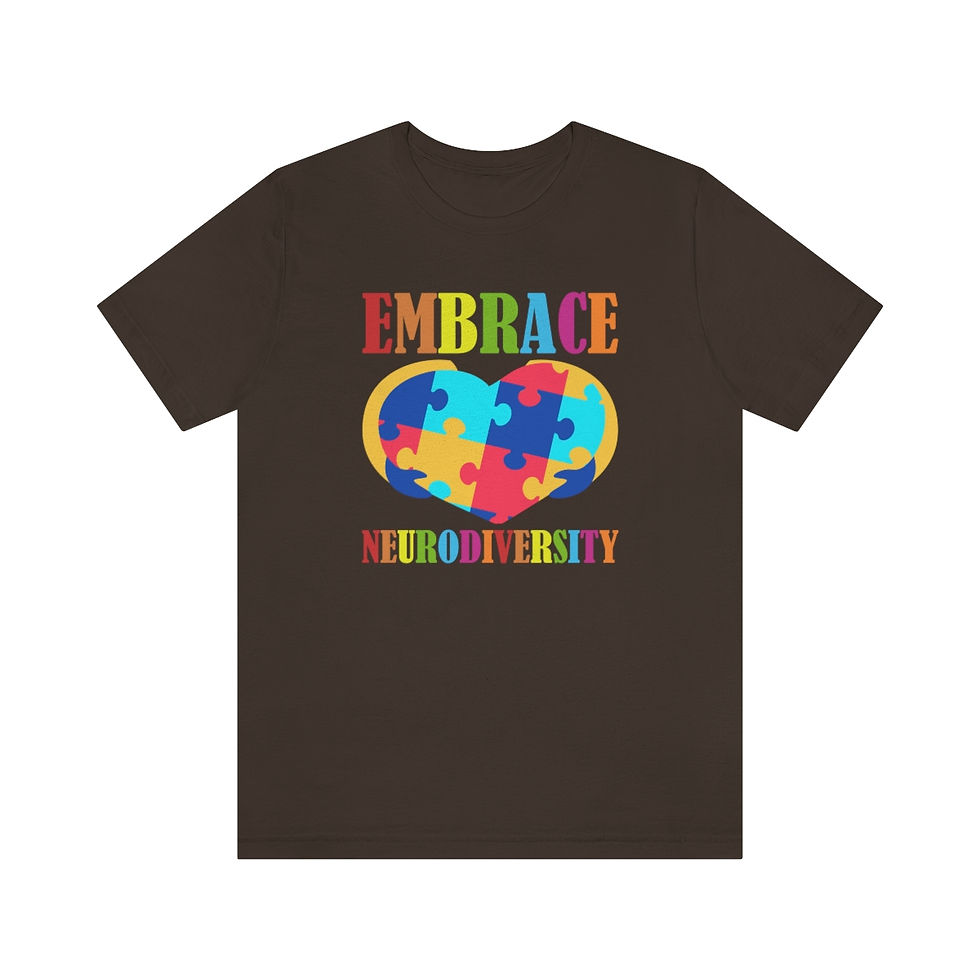 Thumbnail: Embrace Neurodiversity Unisex Jersey Short Sleeve Tee #3003