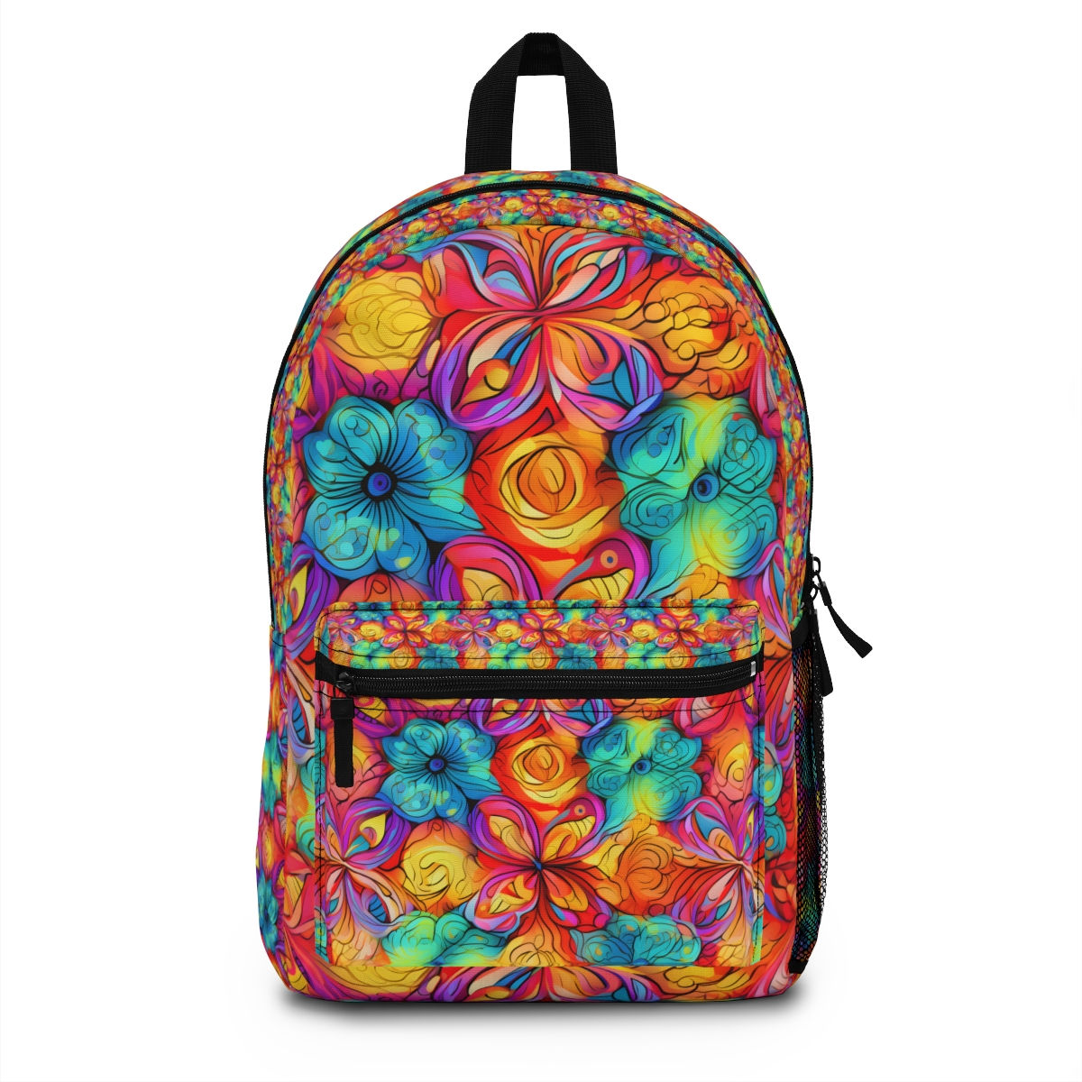 Tropical Flowers Backpack #1401