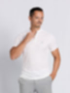 Tencel, Wood Fashion, weiß, Herren, Polo, Shirt, kurzarm