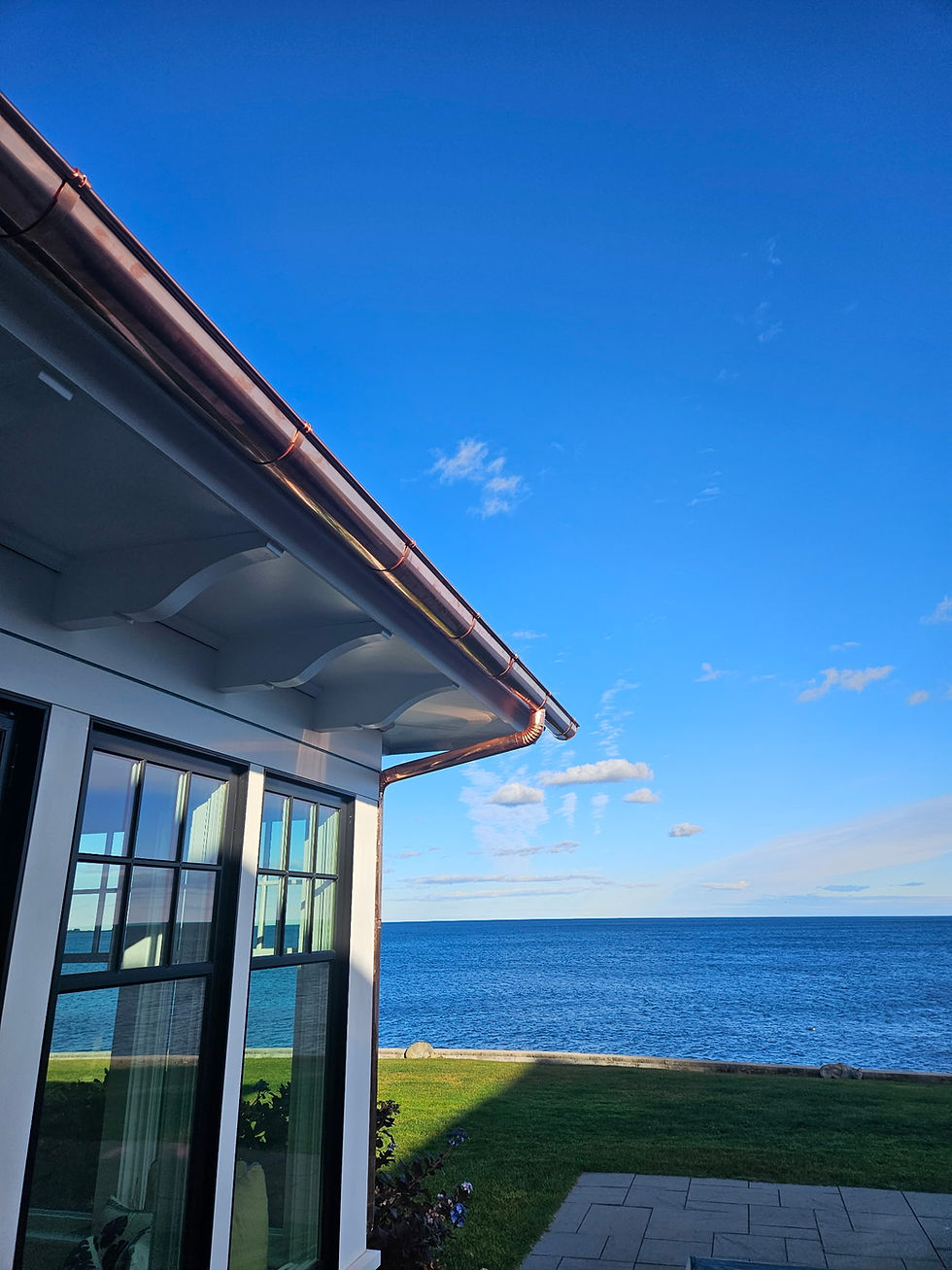 Copper Gutters