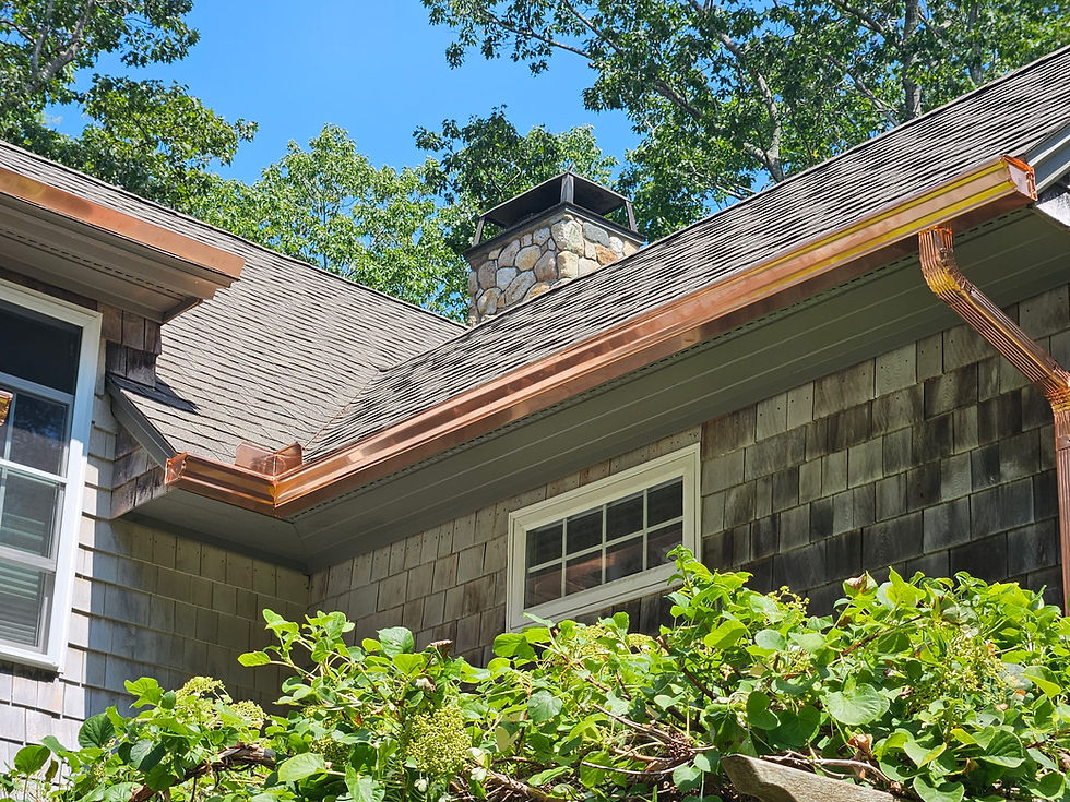 Seamless Copper Gutters