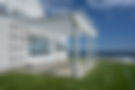 Custom pergola and outdoor living space built by J. Powers Construction in Southern Maine